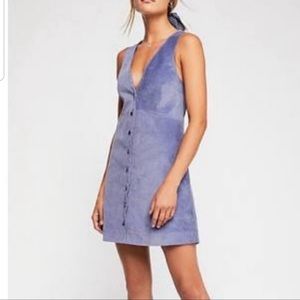 Free People Rolling Thunder Dress Corduroy